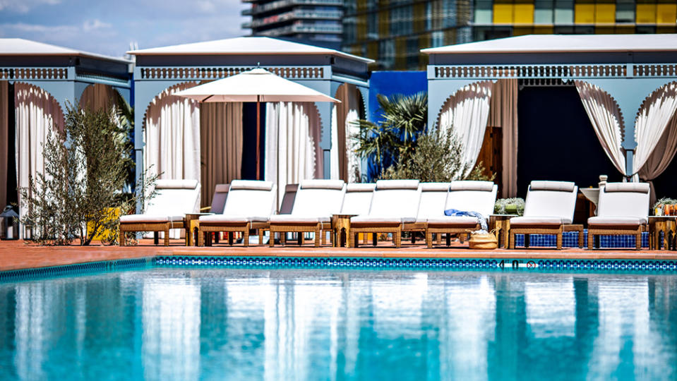 The pool at Nomad Las Vegas