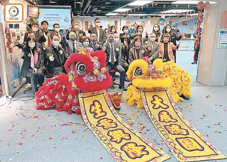 「旅遊中心再出發」昨日舉行開幕儀式。（吳天悅攝）