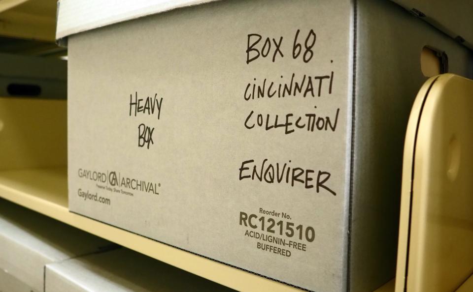 Box 68 of the Cincinnati collection of the Cincinnati Enquirer Photo Archive.