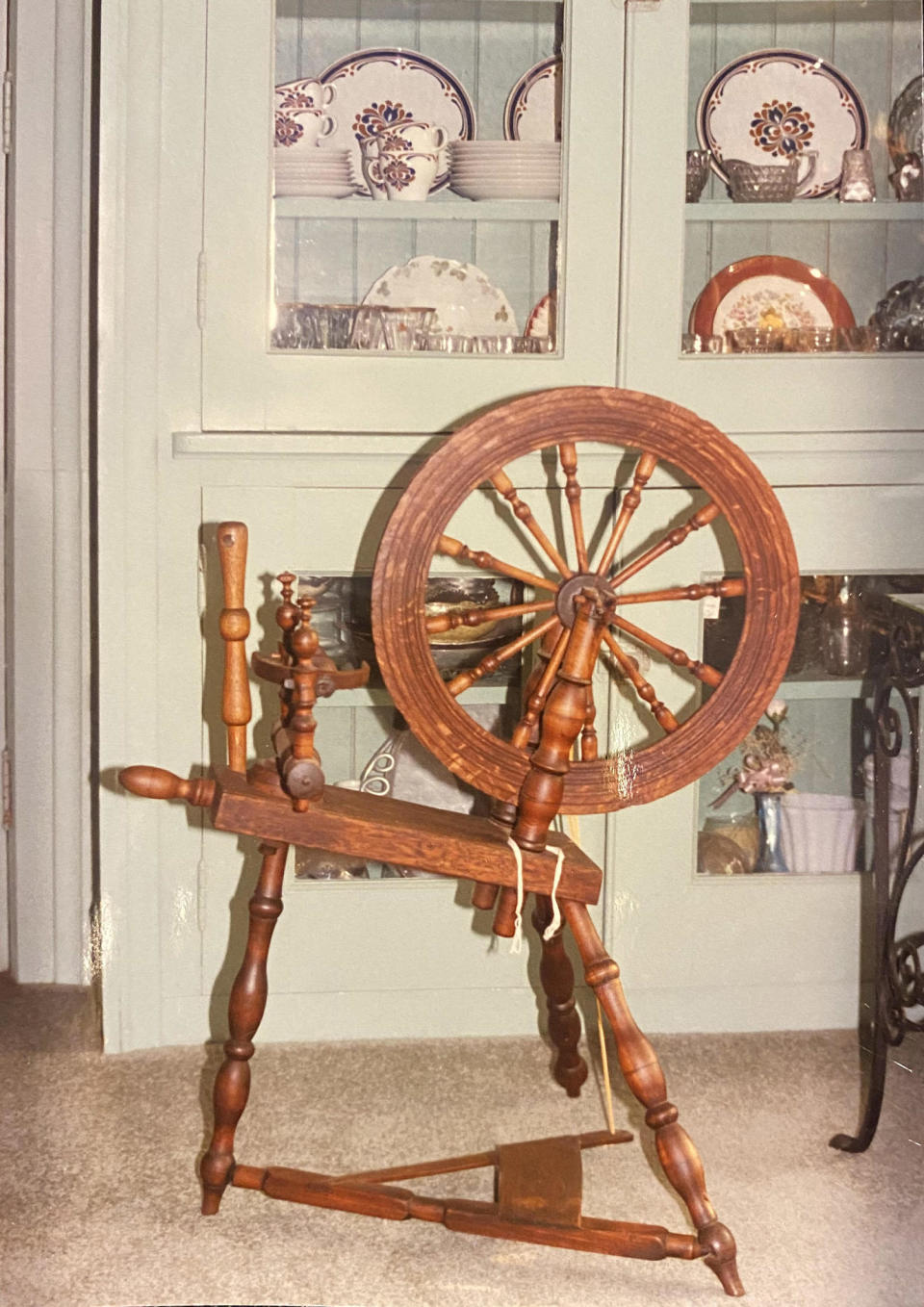 spinning wheel (Courtesy Emily Grosvenor)