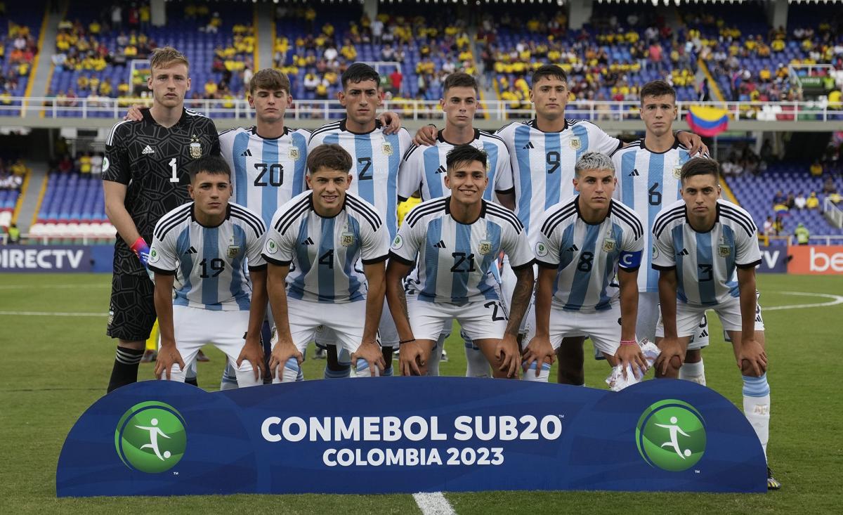 Así están las posiciones en el Sudamericano Sub 20, con la Argentina en