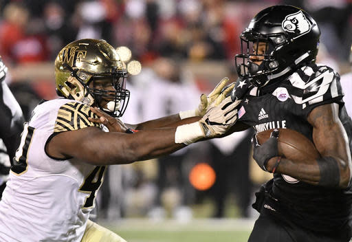 Wake Forest is investigating a possible game-plan breach the Friday before the 44-10 loss to Louisville. (AP)