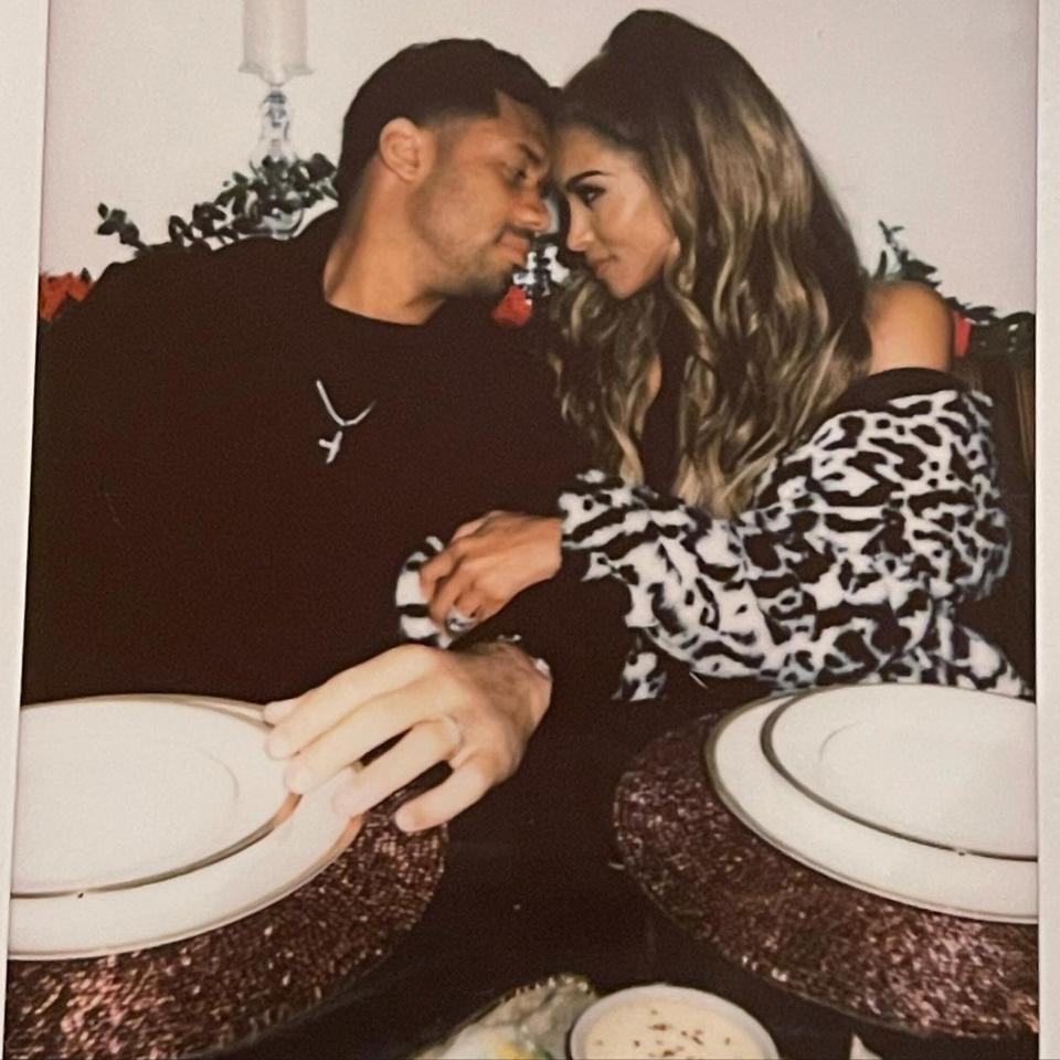 Russell Wilson and Ciara