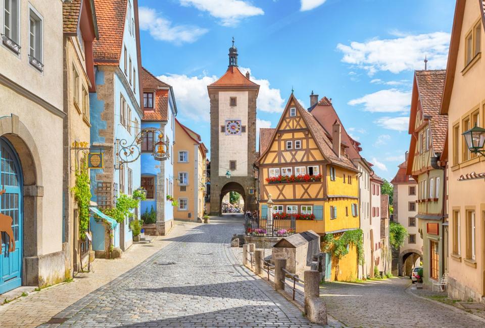 medieval town rothenburg ob der tauber