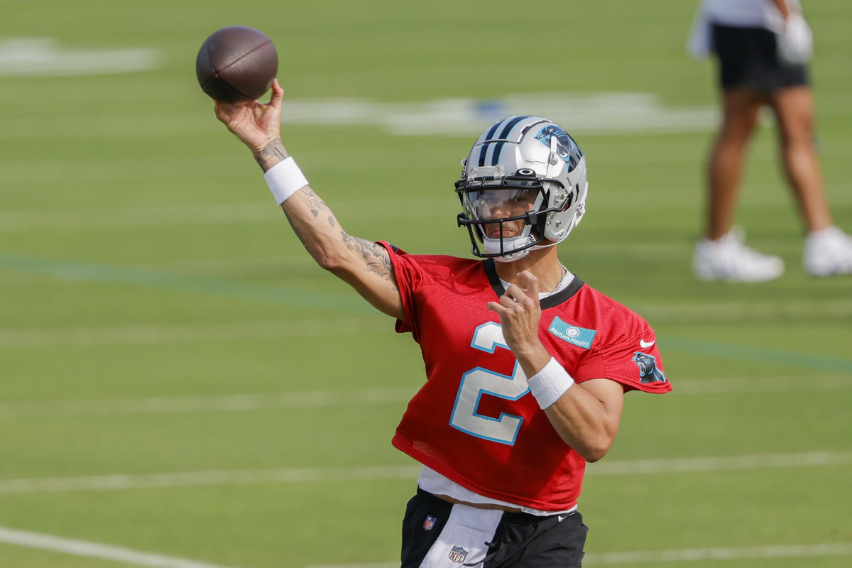 Panthers QB Corral tore Lisfranc vs. Patriots: Rhule