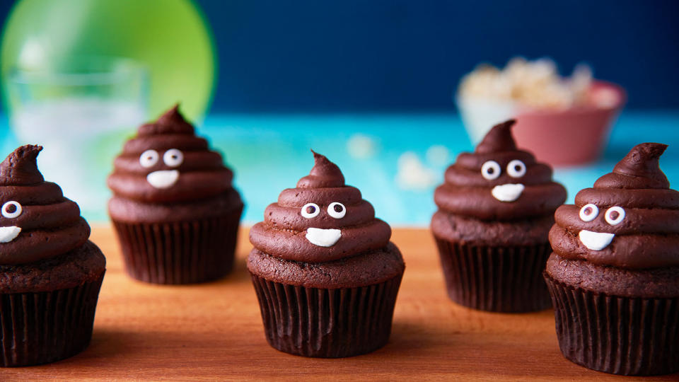 Poop Emoji Cupcakes