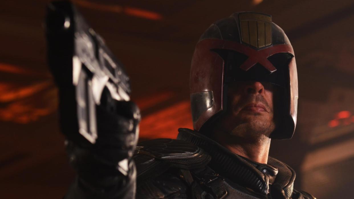  Karl Urban in Dredd and Ryan Gosling and Russell Crowe in The Nice Guys. 