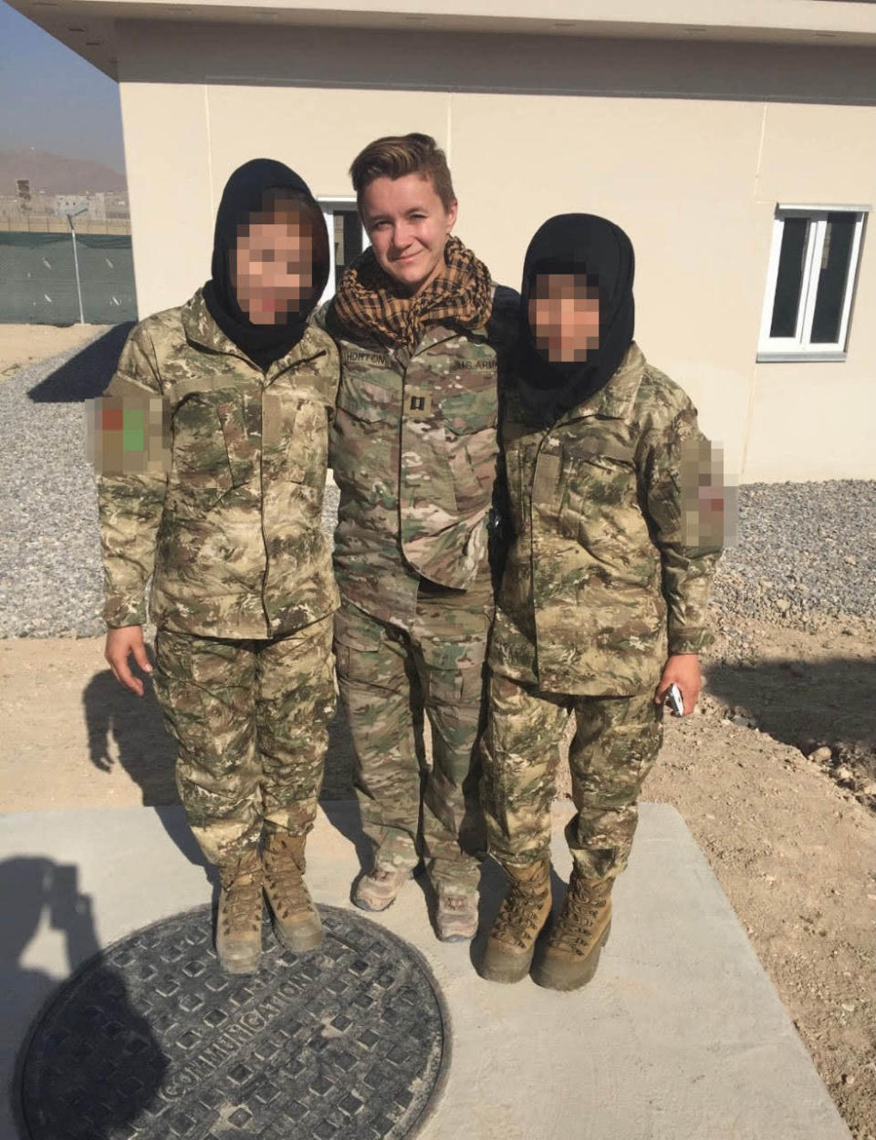 <div class="inline-image__caption"><p>Former Army Capt. Alex Horton says she hopes women soliders in Afghanistan either get out or use their training to fight back.</p></div> <div class="inline-image__credit">Courtesy Alex Horton</div>