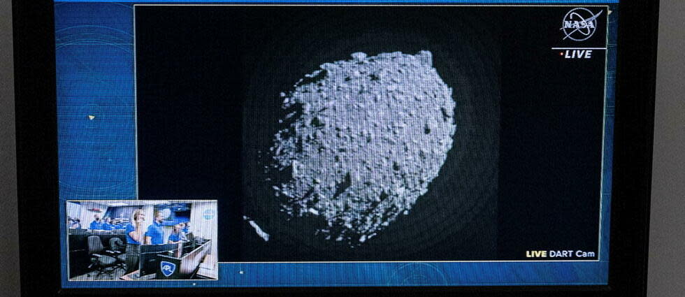 La sonde Dart de la Nasa a frappé l'astéroïde à l'heure prévue (photo d'illustration).  - Credit:Photo Jim Watson/AFP
