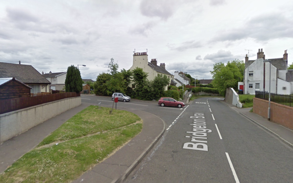 Police were seen on Bridgeton Brae in Almondbank, near Perth in Scotland, on Monday. (Google Maps)