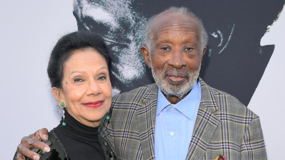 Clarence Avant and his wife Jacqueline Avant attend premiere Of Netflix’s “The Black Godfather” at Paramount Theater on the Paramount Studios lot on June 3, 2019 in Hollywood, California. 