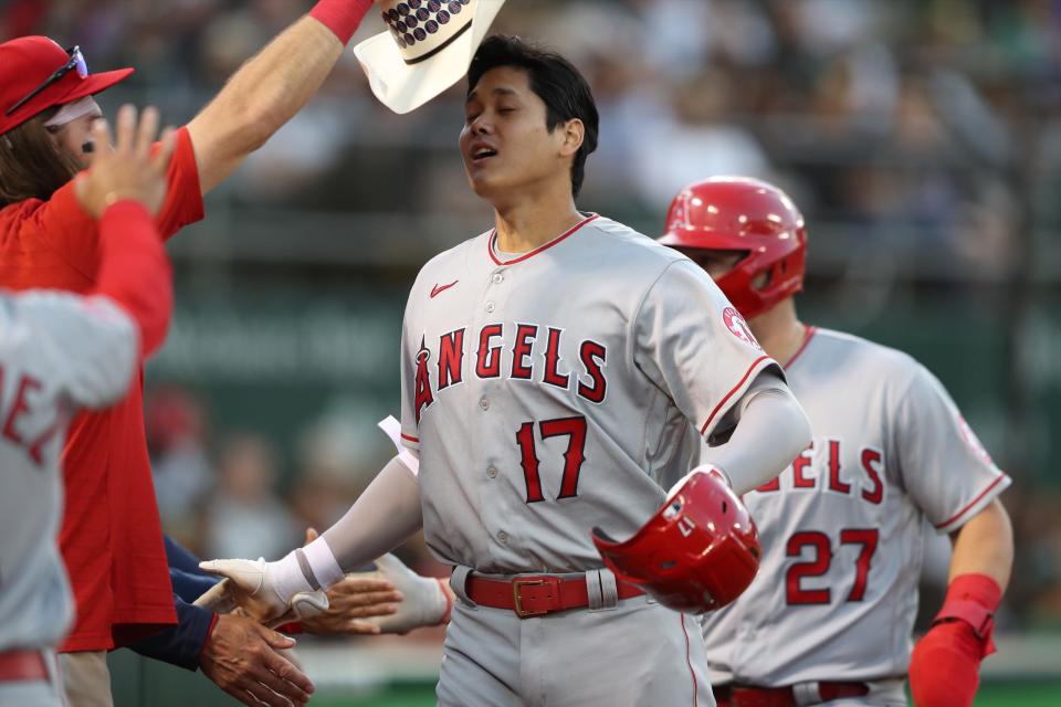 天使隊巨星大谷翔平今天二刀流出場。（圖：天使隊推特）