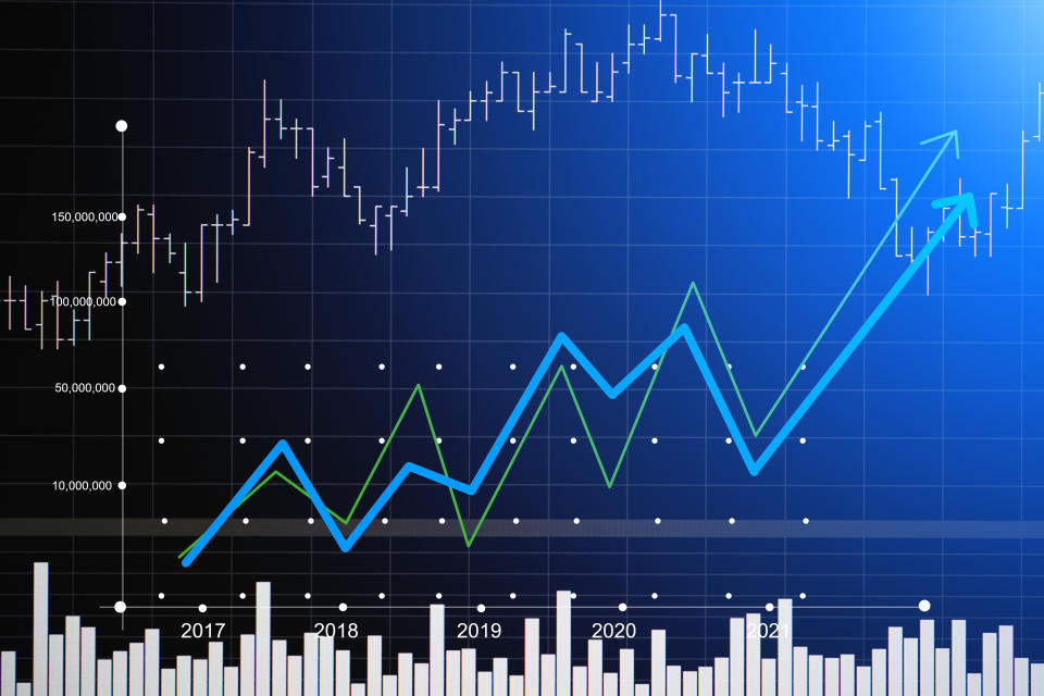 Close-Up Of Stock Market Data