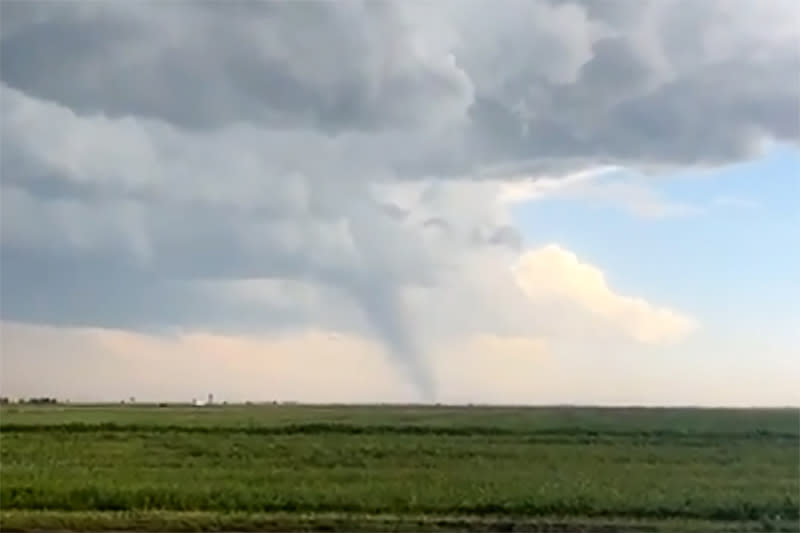 A severe weather event in Perryton, Texas, on June 15, 2023. (Courtesy Malissa Thomas)