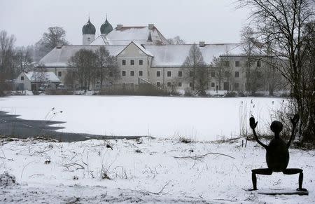 A general view of the conference building before the arrival of Bavarian state premier and leader of the Christian Social Union (CSU) Horst Seehofer, at 'Kloster Seeon' in Seeon, southern Germany, January 4, 2017. REUTERS/Michaela Rehle