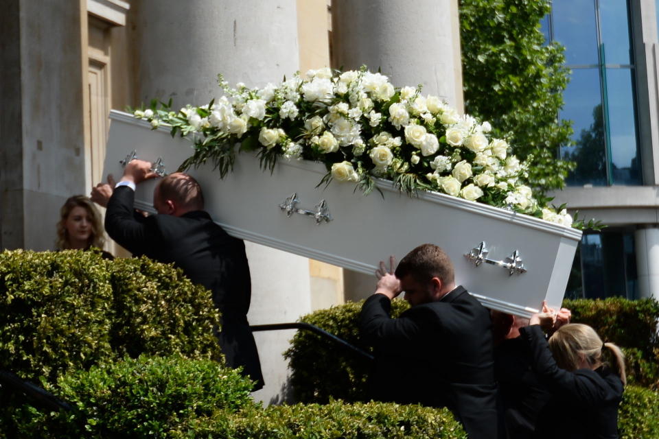 Dale Winton funeral