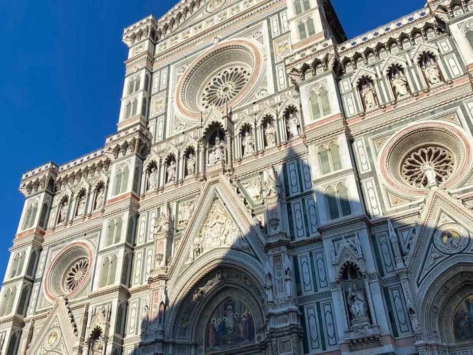 A church in Florence, Italy from the outside.