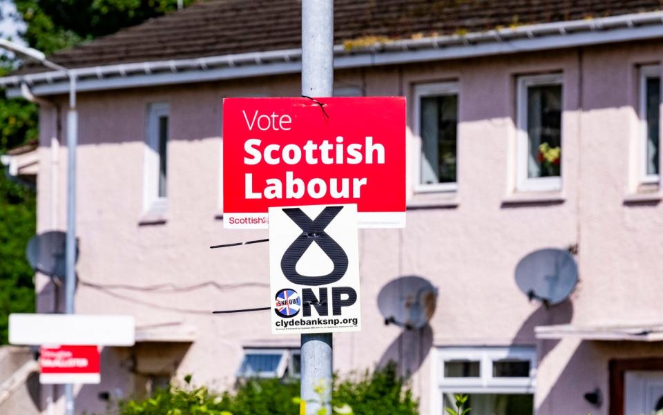 Scottish Labour sign