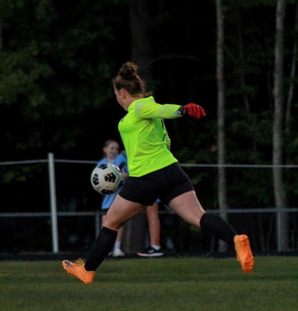 York High School soccer player Ella Hickey