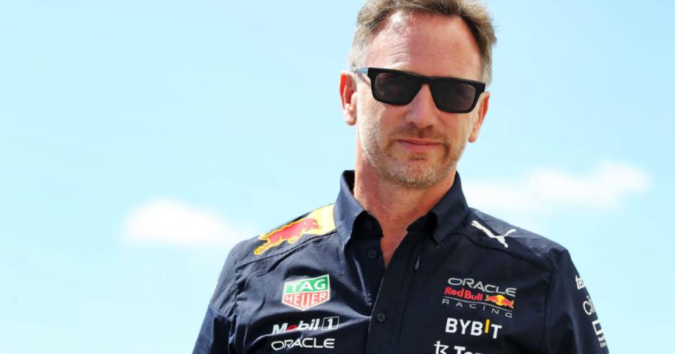 Red Bull's Christian Horner at the Canadian Grand Prix. Montreal, June 2022. Credit: PA Images