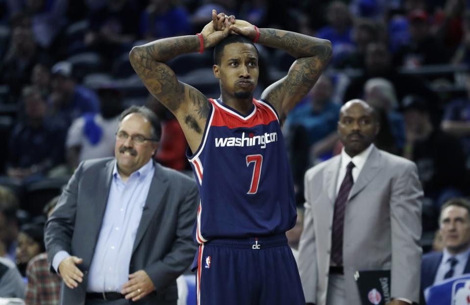 Brandon Jennings can be a boom or bust proposition off the Wizards' bench. (AP)