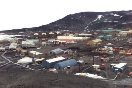 FILE PHOTO: General view of McMurdo Station operated by the United States on Antarctica.  Picture taken January 1 2000./File Photo