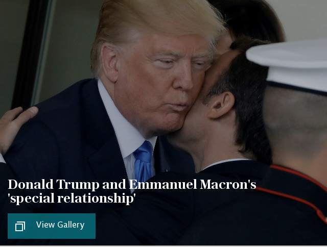 Donald Trump and Emmanuel Macron's 'special relationship'