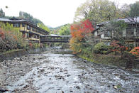 黑川溫泉為熊本數一數二的溫泉鄉，深得不少泡湯客的愛戴。（湯炳強攝）