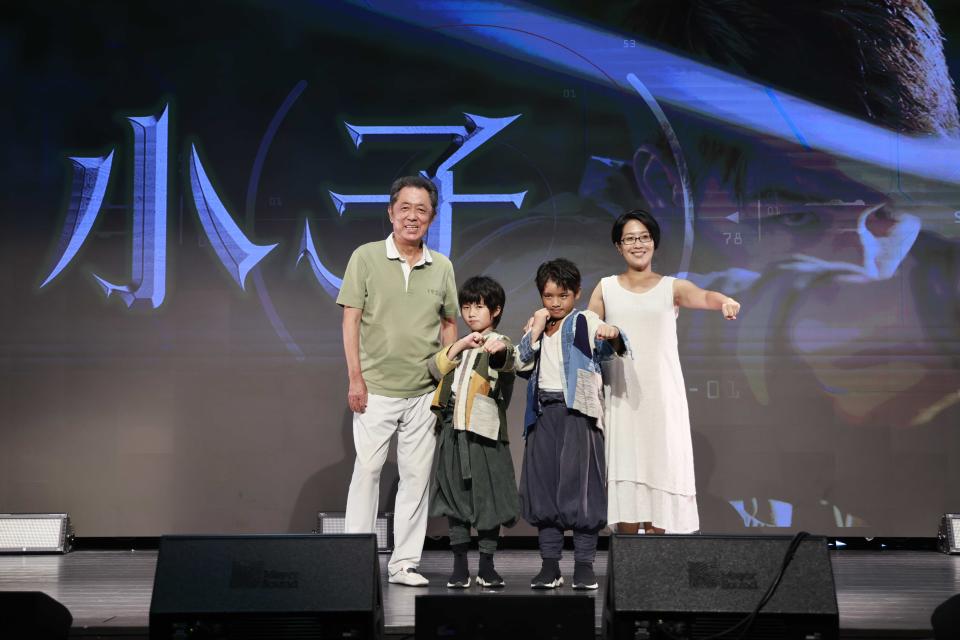 《小子》朱延平導演（左起）、釋小願、吳宗修、導演王毓琦。（圖／星泰娛樂）