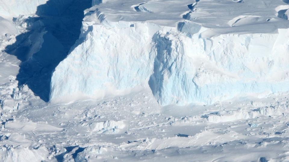 PHOTO: In this undated NASA photo, the Thwaites glacier is shown in Antarctica. (NASA)