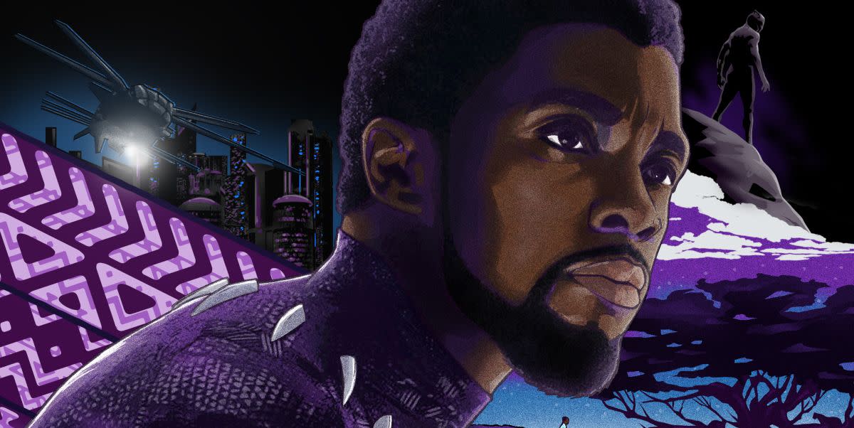 Photo credit: Digital Spy / Kingsley Nebechi / Black Panther fan art illustration not produced in association with Marvel.