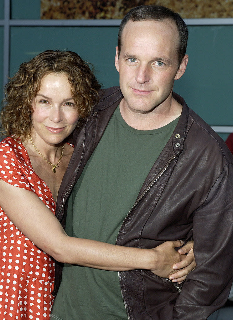 Jennifer Grey and Clark Gregg