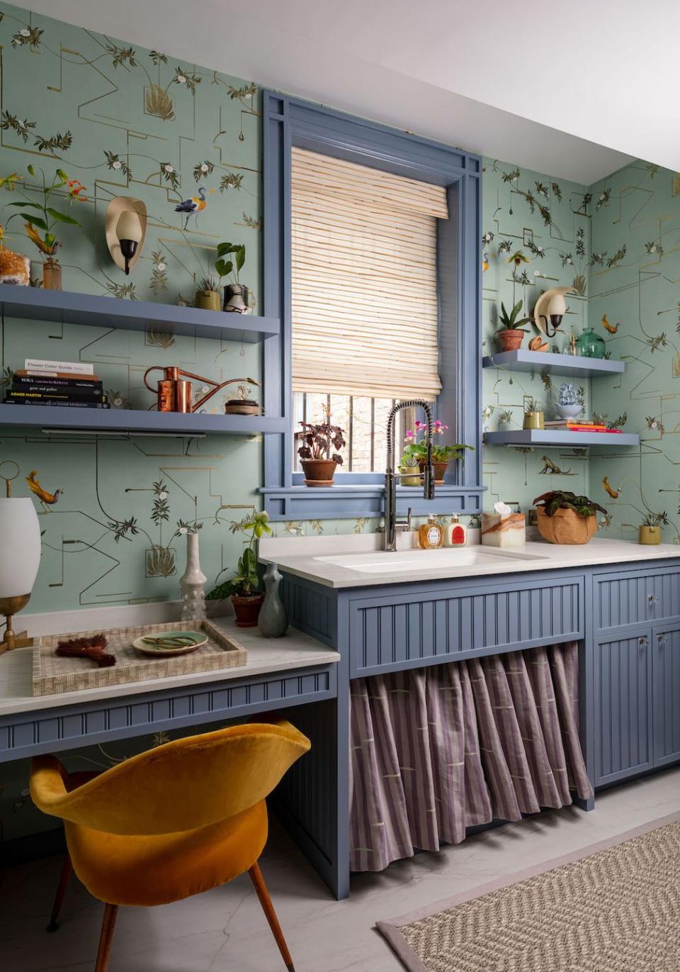 laundry room by fairfax dorn at the kips bay show house 2023 © nickolas sargent photography