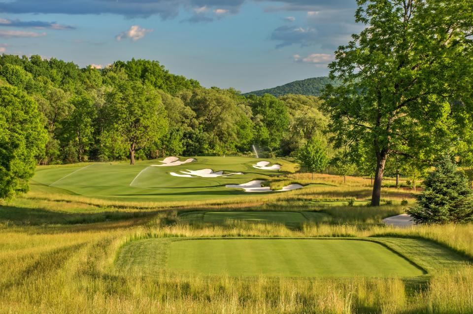 Golf courses are often focal points at Discovery Land Company communities, as it is here in the Hudson Valley enclave.
