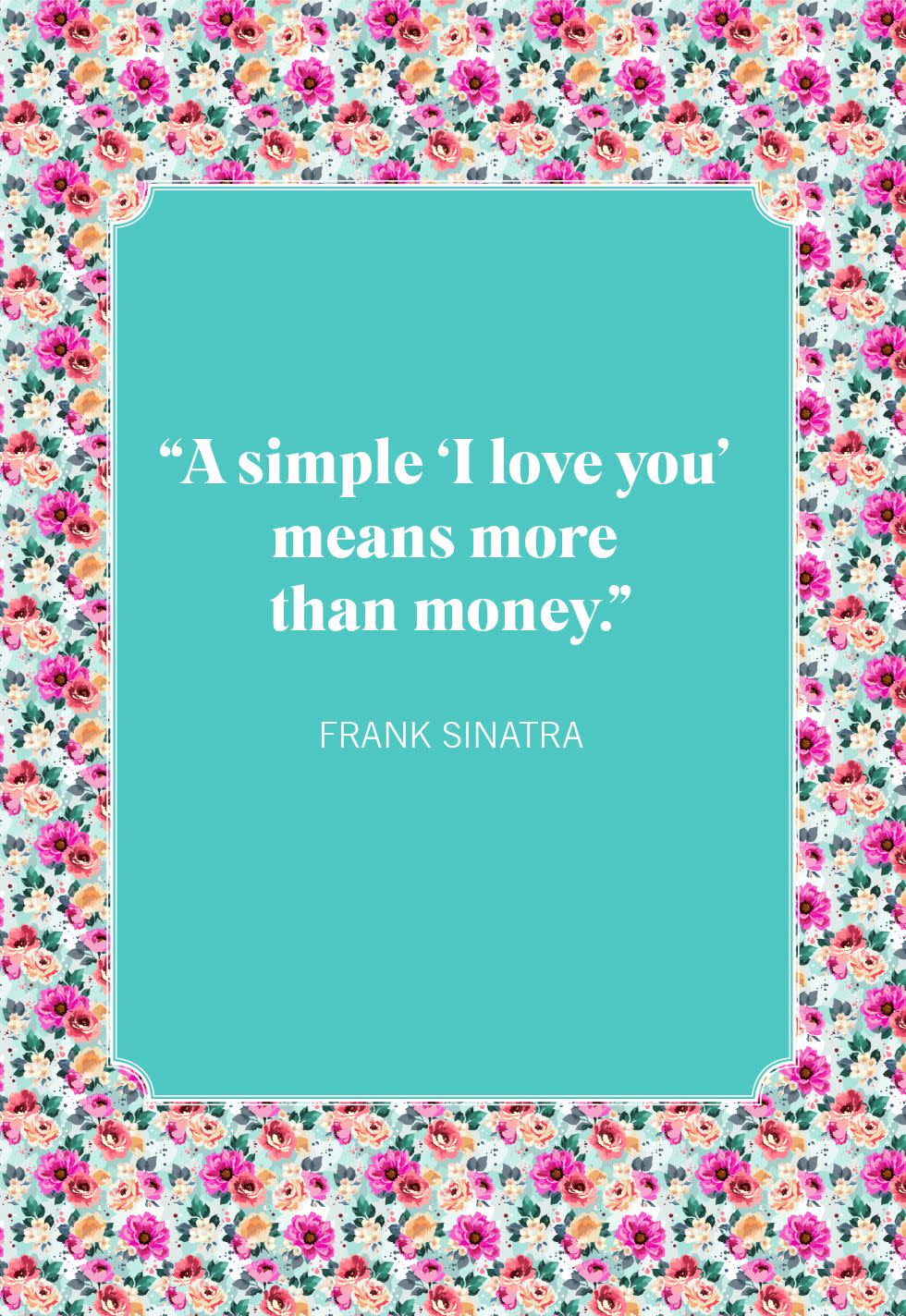 frank sinatra love quotes