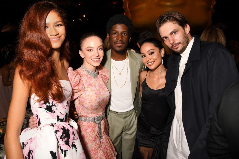 Zendaya, Sydney Sweeney, Labrinth, Alexa Demie, and Sam Levinson attend HBO's Official 2019 Emmy After Party on September 22, 2019 in Los Angeles, California.