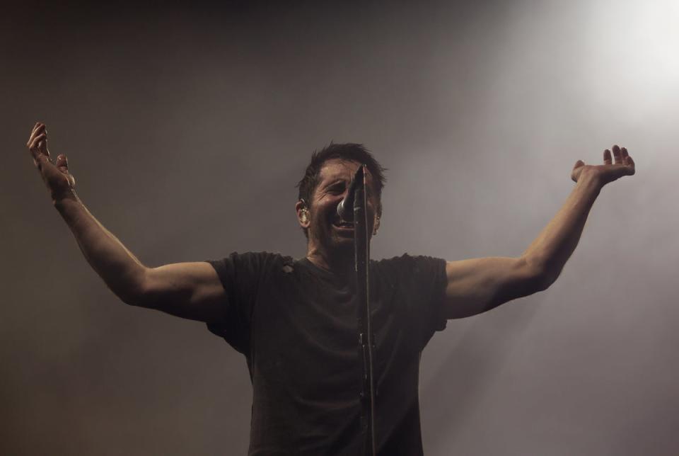 US singer Trent Reznor of the band Nine Inch Nails (AFP via Getty Images)