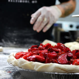 Strawberry Rhubarb pie from Dangerously Delicious (Credit: Flickr) 