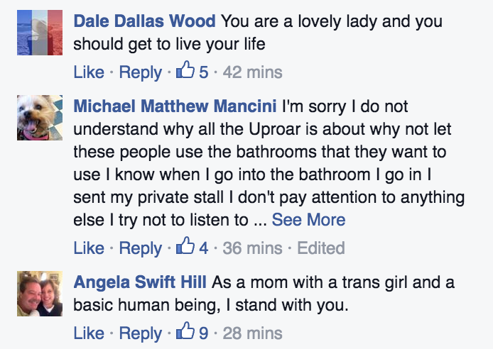 Transgender Woman's Selfie in a North Carolina Public Bathroom Is the Best Selfie Ever