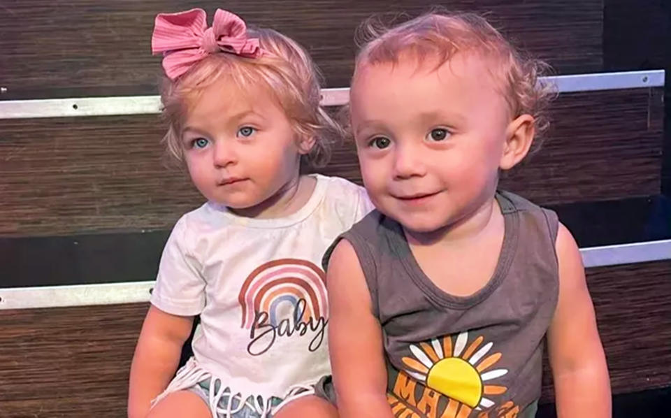 Loreli and her twin brother, Locklyn, drowned in their family's backyard pool. (GoFundMe)