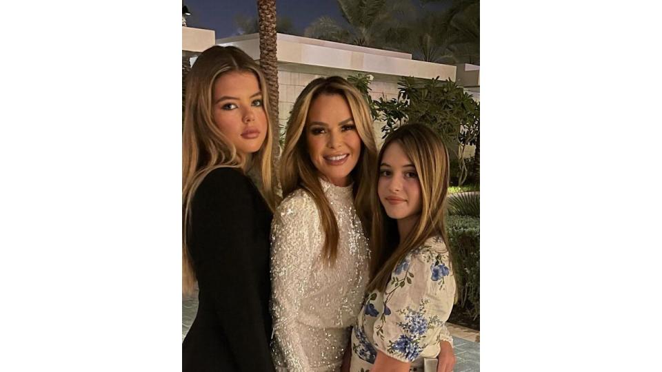 Amanda Holden with her daughters, Lexi and Hollie