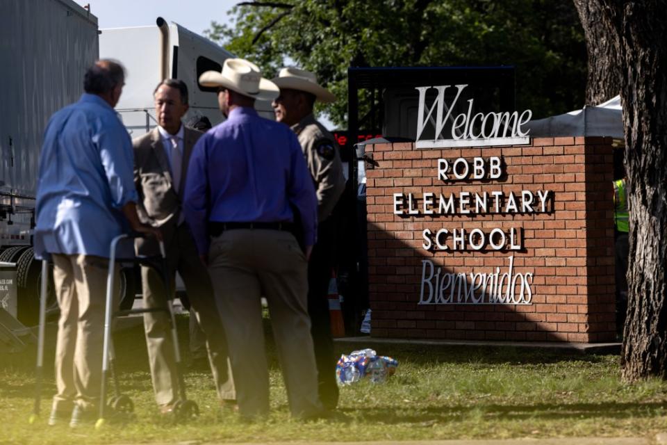 The DOE’s push to install automatic door locks was fueled by the 2022 mass shooting at Robb Elementary School in Uvalde, Texas, that left 19 children and two teachers dead. Getty Images