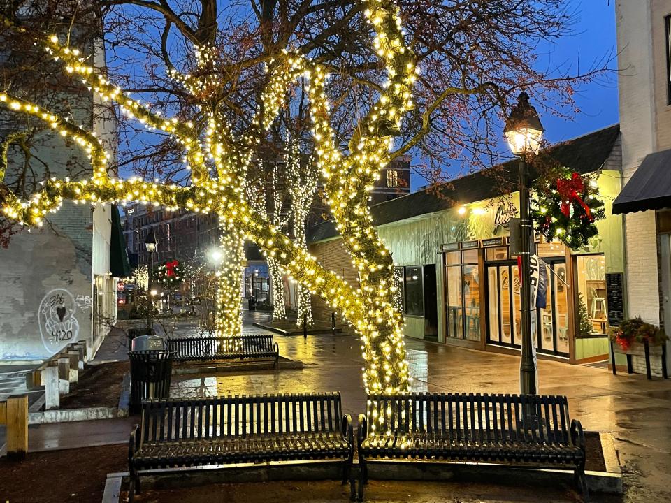 Portsmouth becomes a "city of lights" during the Holiday Lights Contest.