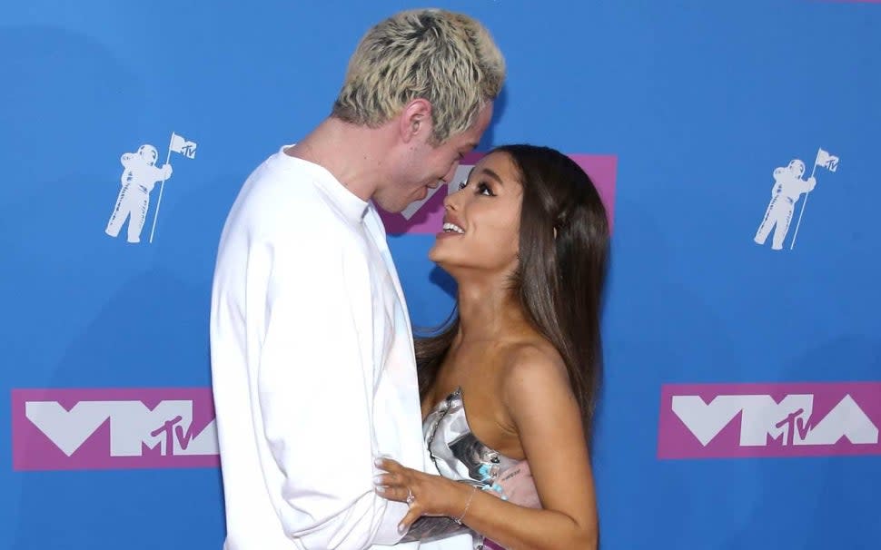 Pete Davidson and Ariana Grande