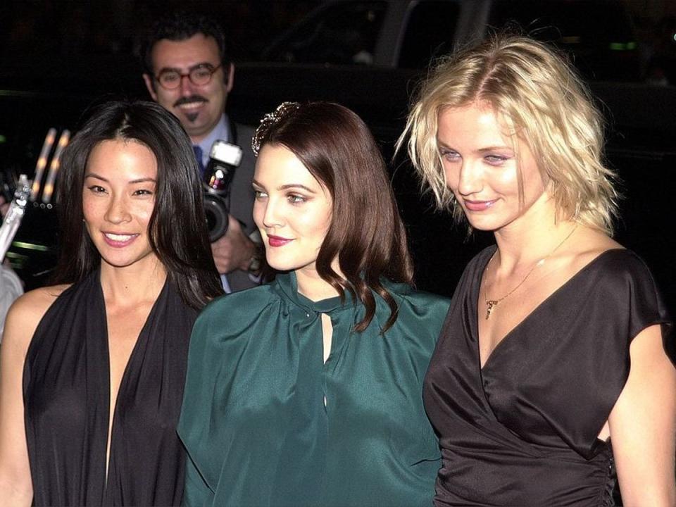 Lucy Liu, Drew Barrymore and Cameron Diaz at the film's Hollywood premiere in 2000 (Getty Images)