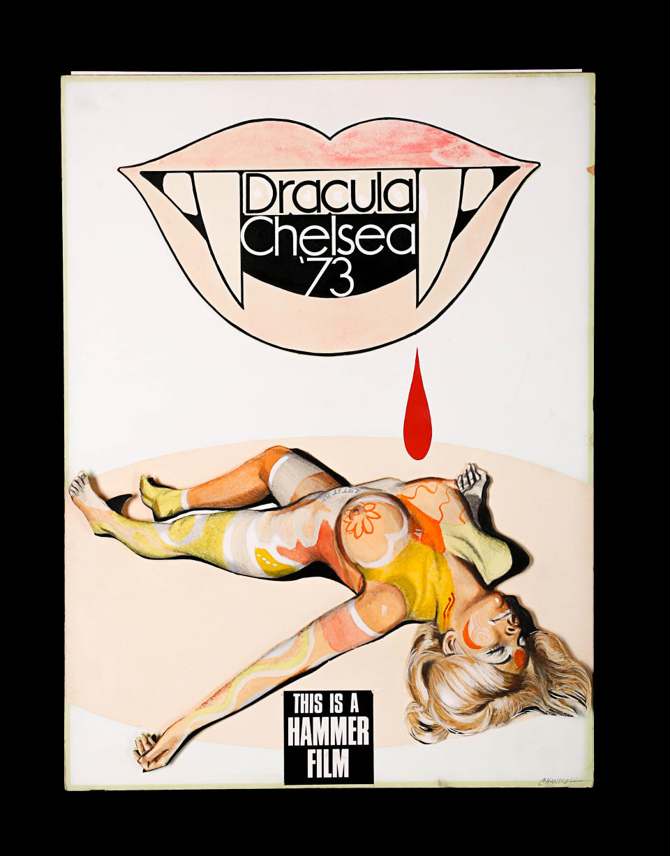 HAMMER: DRACULA A.D. 1972 (1972) – Final Artwork for Dracula Chelsea ’73