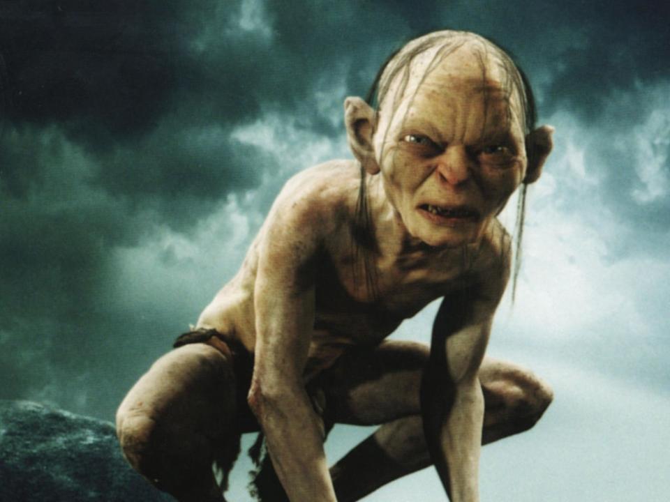 Andy Serkis as Gollum (New Line/Kobal/Shutterstock)