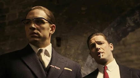 Tom Hardy is set to play infamous gangster twins Ronnie and Reggie Kray in upcoming film ‘Legend.’ The pair were English gangsters who were the foremost perpetrators of organized crime in the East End during the 50s and 60s.