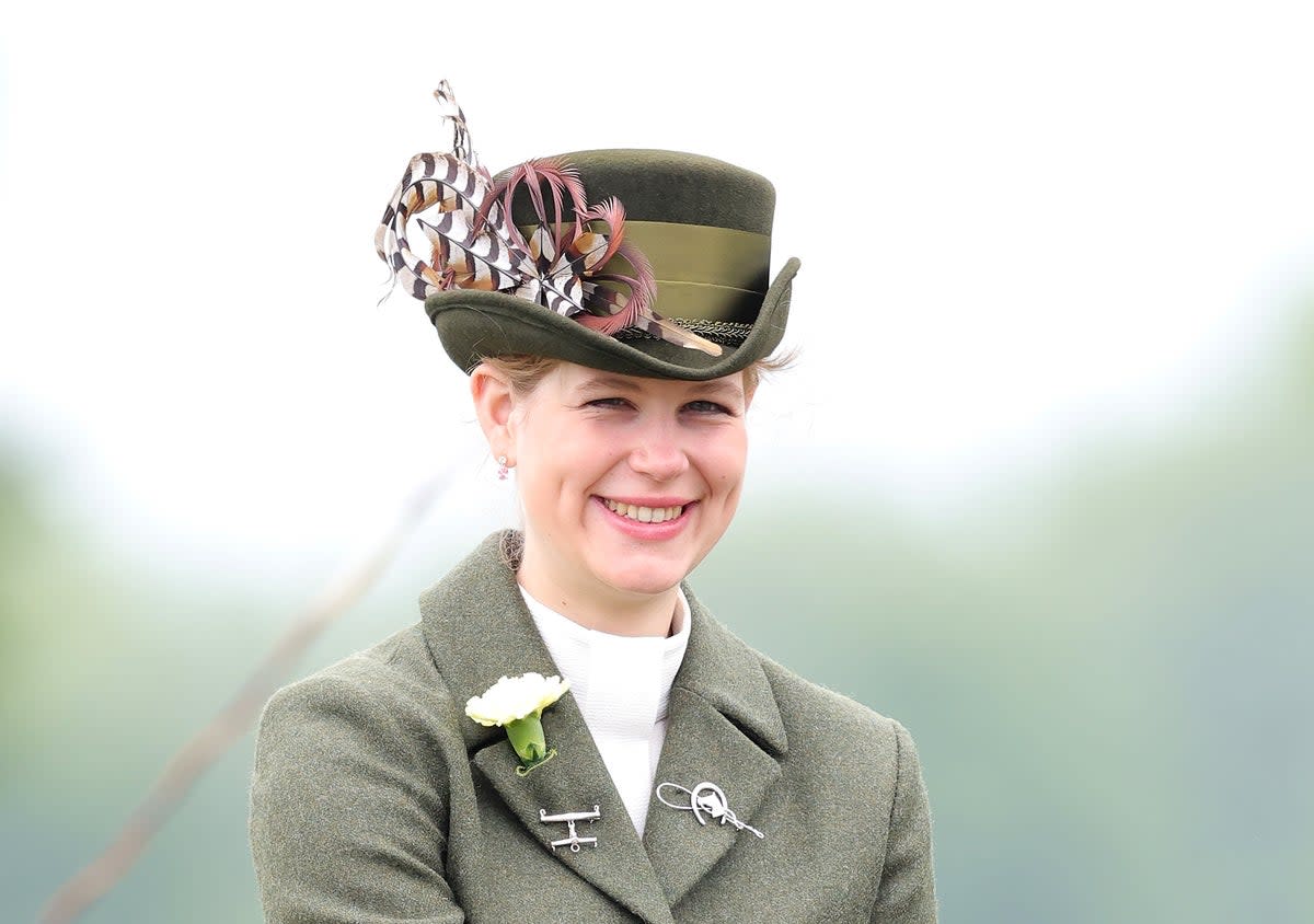 Lady Louise Windsor, 18, was born with a rare eye condition called esotropia, or “squint”.  (Getty Images)