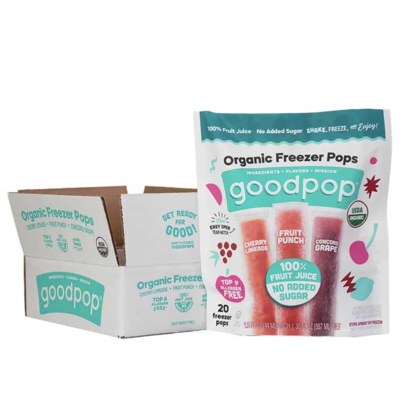 GoodPop Organic Freezer Pops